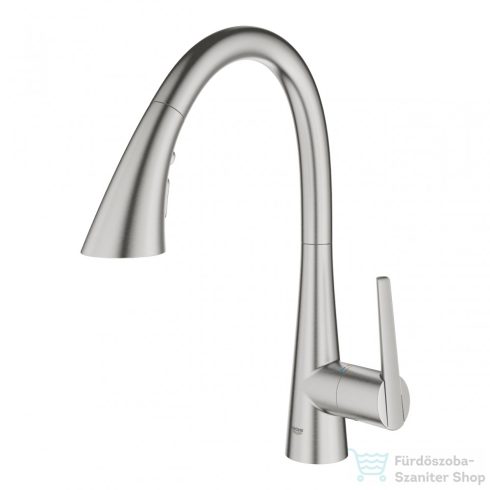Grohe ZEDRA EGYKAROS MOSOGATÓCSAP 1/2? matt szuperacél 32294DC2