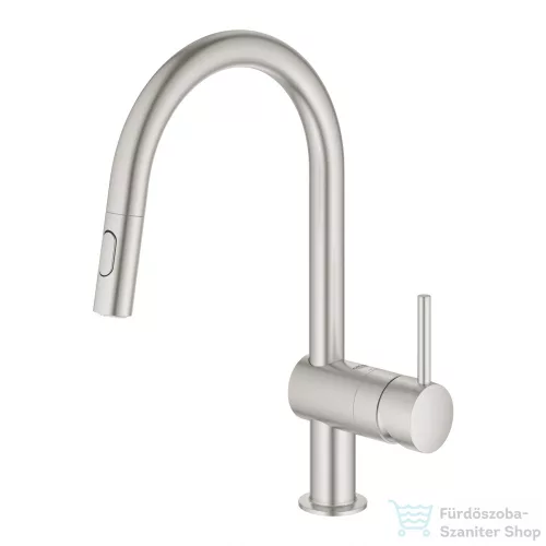 Grohe MINTA EGYKAROS MOSOGATÓCSAP 1/2? matt szuperacél 32321DC2