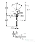 Grohe MINTA EGYKAROS MOSOGATÓCSAP 1/2? matt hard grafit 32488AL0