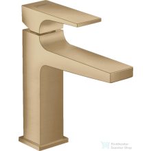   Hansgrohe METROPOL 110 mosdócsaptelep klik-klak leeresztővel, szálcsiszolt bronz 32507140