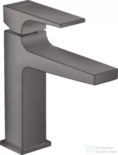 Hansgrohe METROPOL 110 mosdócsaptelep klik-klak leeresztővel, szálcsiszolt fekete/króm 32507340