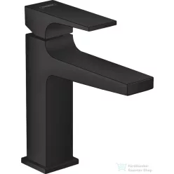   Hansgrohe METROPOL 110 mosdócsaptelep klik-klak leeresztővel, matt fekete 32507670
