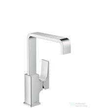  Hansgrohe METROPOL egykaros mosdócsaptelep, hosszított kifolyóval, normál fogantyú Push-Open lefolyóval króm 32511000