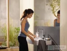 Hansgrohe METROPOL egykaros mosdócsaptelep, hosszított kifolyóval, normál fogantyú Push-Open lefolyóval króm 32511000
