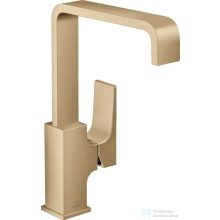   Hansgrohe METROPOL 230 magasított mosdó csaptelep klik-klak leeresztővel, szálcsiszolt bronz 32511140
