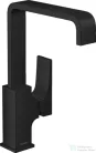 Hansgrohe METROPOL 230 magas mosdó csaptelep klik-klak leeresztővel, matt fekete 32511670