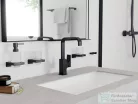 Hansgrohe METROPOL 230 magas mosdó csaptelep klik-klak leeresztővel, matt fekete 32511670