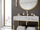 Hansgrohe METROPOL 230 magas mosdó csaptelep klik-klak leeresztővel, polírozott arany hatású 32511990