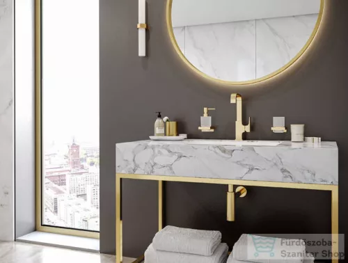 Hansgrohe METROPOL 230 magas mosdó csaptelep klik-klak leeresztővel, polírozott arany hatású 32511990
