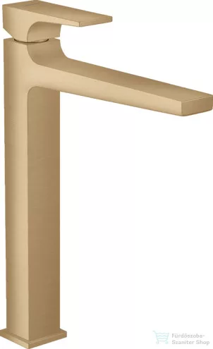 Hansgrohe METROPOL 260 magasított mosdó csaptelep klik-klak leeresztővel, szálcsiszolt bronz 32512140