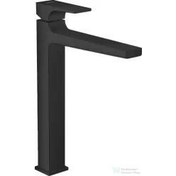   Hansgrohe METROPOL 260 magasított mosdó csaptelep klik-klak leeresztővel, matt fekete 32512670