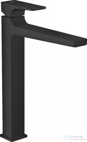 Hansgrohe METROPOL 260 magasított mosdó csaptelep klik-klak leeresztővel, matt fekete 32512670