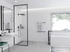 Hansgrohe METROPOL 260 magasított mosdó csaptelep klik-klak leeresztővel, matt fekete 32512670