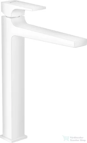Hansgrohe METROPOL 260 magasított mosdó csaptelep klik-klak leeresztővel, matt fehér 32512700