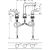 Hansgrohe METROPOL 3-lyukú mosdó csaptelep 110, normál fogantyú, klik-klak leeresztővel, króm 32514000