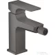 Hansgrohe METROPOL bidé csaptelep, klik-klak leeresztővel, szálcsiszolt fekete/króm 32520340