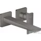 Hansgrohe METROPOL falsík alatti mosdó csaptelep, 22,5 cm-es kifolyóval, leeresztő nélkül, szálcsiszolt fekete/króm 32526340