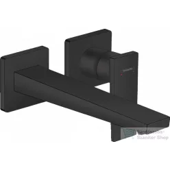   Hansgrohe Metropol Egykaros mosdócsaptelep falsík alatti szereléshez, 22,5 cm-es kifolyóval, loop fogantyúval, fali szereléshez, matt fekete,  32526670