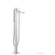 Hansgrohe METROPOL egykaros kádcsaptelep, szabadonálló, normál fogantyúval, króm 32532000