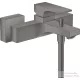 Hansgrohe METROPOL kádtöltő csaptelep zuhanyszett nélkül, szálcsiszolt fekete/króm 32540340