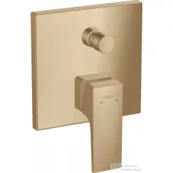   Hansgrohe Metropol Egykaros kádcsaptelep falsík alatti szereléshez, karos fogantyúval, szálcsiszolt bronz, 32545140