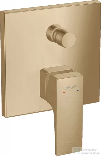 Hansgrohe Metropol Egykaros kádcsaptelep falsík alatti szereléshez, karos fogantyúval, szálcsiszolt bronz, 32545140