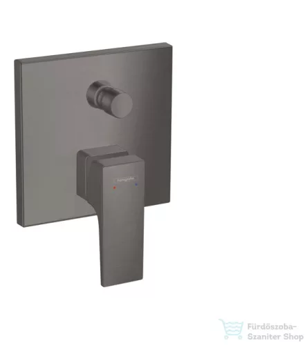 Hansgrohe METROPOL falsík alatti kád /zuhany csaptelep, szálcsiszolt fekete/króm 32545340