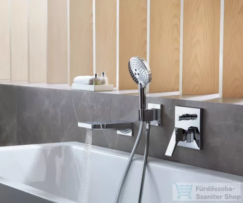 Hansgrohe HG Metropol egykaros kádcsaptelep falsík alatti biztonsági kombinációval normál fogantyú 32546000