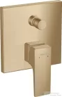 Hansgrohe METROPOL falsík alatti kád / zuhany csaptelep biztonsági kombinációval, szálcsiszolt bronz 32546140