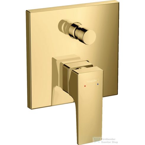 Hansgrohe METROPOL falsík alatti kád / zuhany csaptelep biztonsági kombinációval, polírozott arany hatású 32546990