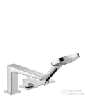 Hansgrohe METROPOL 3-lyukú, egykaros kádcsaptelep, peremre építhető, króm 32551000