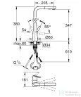Grohe ZEDRA EGYKAROS MOSOGATÓCSAP 1/2? matt szuperacél 32553DC2