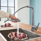 Grohe ZEDRA EGYKAROS MOSOGATÓCSAP 1/2? matt szuperacél 32553DC2