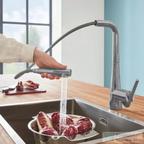 Grohe ZEDRA EGYKAROS MOSOGATÓCSAP 1/2? matt szuperacél 32553DC2