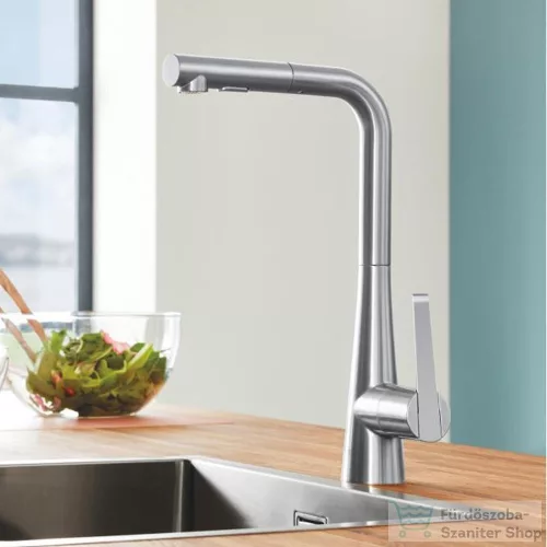 Grohe ZEDRA EGYKAROS MOSOGATÓCSAP 1/2? matt szuperacél 32553DC2