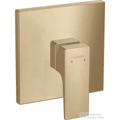   Hansgrohe Metropol Egykaros zuhanycsaptelep falsík alatti szereléshez, nyitókarral, szálcsiszolt bronz, 32565140