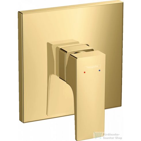 Hansgrohe Metropol Egykaros zuhanycsaptelep falsík alatti szereléshez, nyitókarral, polírozott arany hatású, 32565990