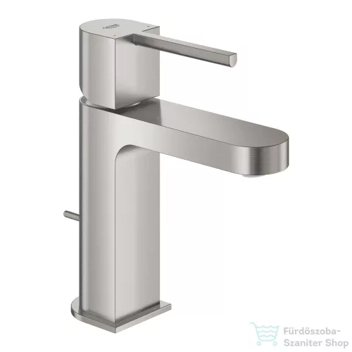 Grohe PLUS S mosdó csaptelep automata leeresztővel,Supersteel 32612DC3