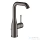Grohe Essence magasított mosdó csaptelep automata leeresztővel,Hard Graphite 32628A01