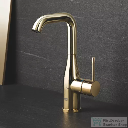 Grohe Essence magasított mosdó csaptelep automata leeresztővel,Cool Sunrise 32628GL1