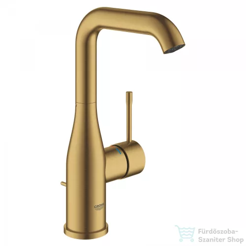 Grohe Essence magasított mosdó csaptelep automata leeresztővel,Brushed Cool Sunrise 32628GN1