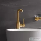 Grohe Essence magasított mosdó csaptelep automata leeresztővel,Brushed Cool Sunrise 32628GN1