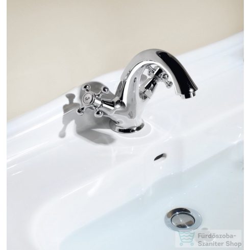 Sapho ANTEA mosdó csaptelep automata leeresztővel, króm 3271