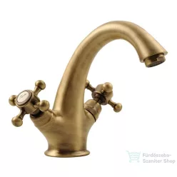   Sapho ANTEA mosdó csaptelep automata leeresztővel, bronz 3276