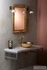 Sapho REITANO ANTEA magasított mosdócsaptelep, automata leeresztővel bronz 3276L