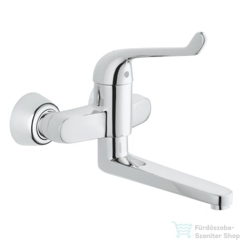 Grohe EUROECO SPECIAL orvosi karos fali mosdó csaptelep leeresztő nélkül,Króm 32793000