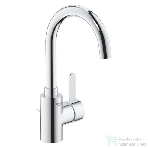 Grohe EUROSMART L magasított mosdó csaptelep automata leeresztővel,Króm 32830001