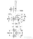 Grohe EUROSMART COSMOPOLITAN kádcsaptelep, króm 32832000