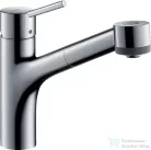 Hansgrohe TALIS S mosogató csaptelep, kihúzható fejzuhannyal, króm 32841000