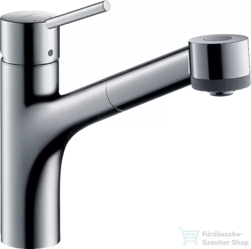 Hansgrohe TALIS S mosogató csaptelep, kihúzható fejzuhannyal, króm 32841000